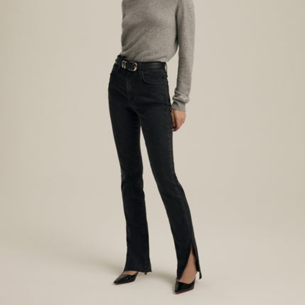 Favorite Daughter Valentina Tower High Rise Cigarette‎ 34" Boulder Jeans Size 27